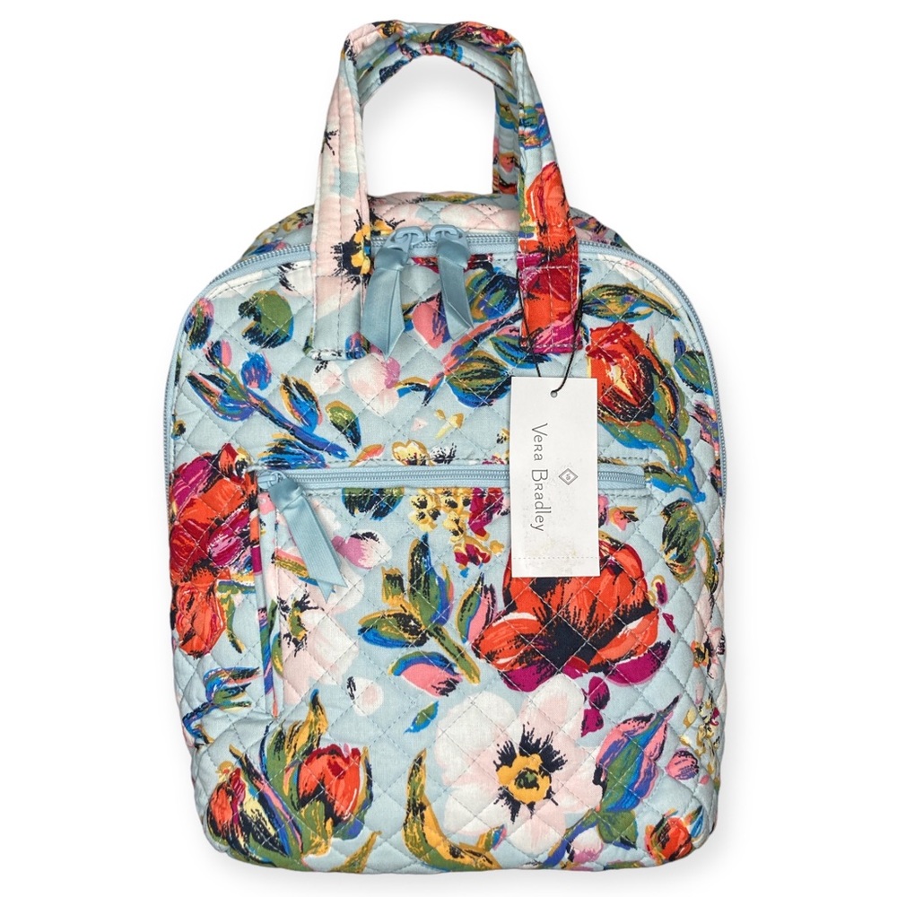 Vera Bradley Mini Totepack in Cotton Sea Air Floral Quilted
